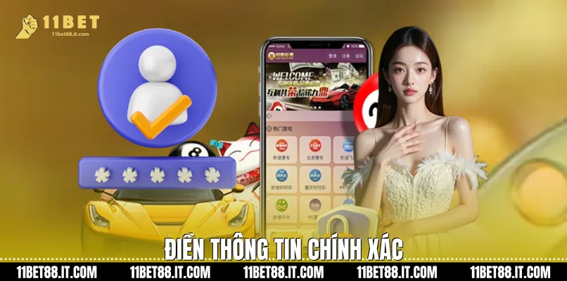 Điền thông tin chính xác